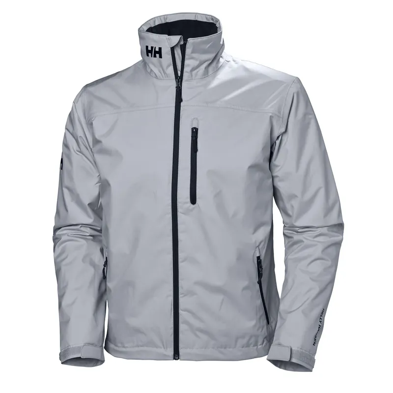 Helly Hansen Men's Crew Midlayer Jacket Grey Fog - Small